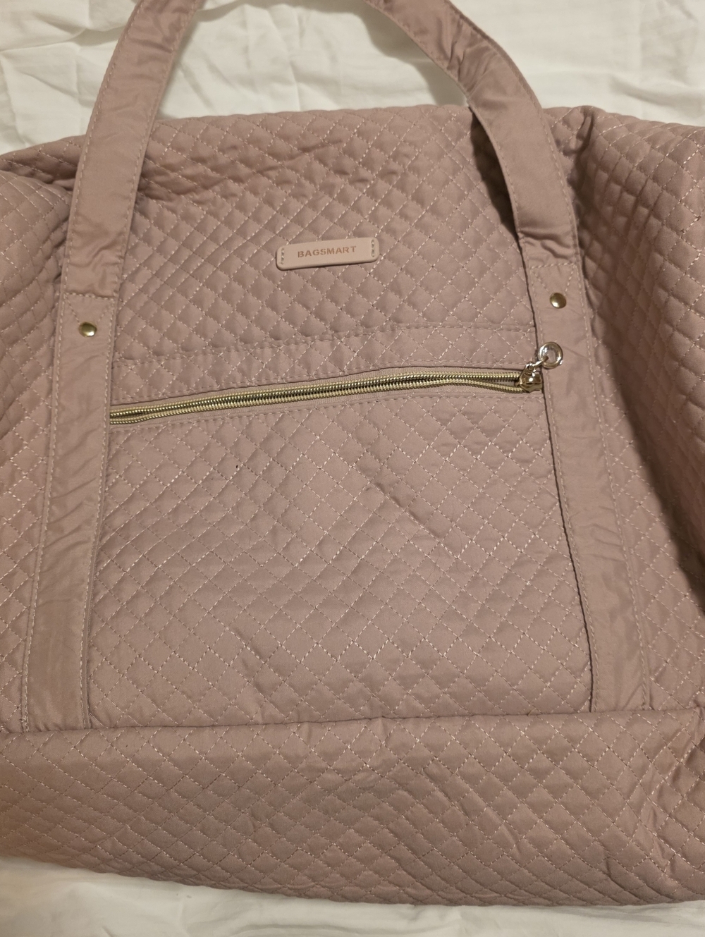 BAGSMART 37L Weekender/Overnight Quilted Duffle